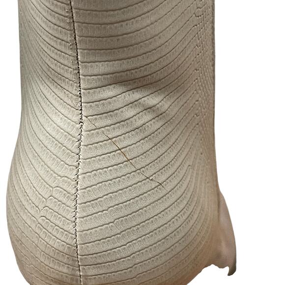 Circus by Sam Edelman Rollins Grey Croc Embossed Suede Bootie Size 8.5 - Picture 10 of 14